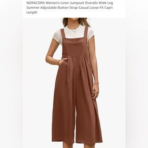 Women's Casual Brown Jumpsuit